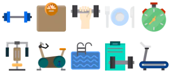 Gym icon pack