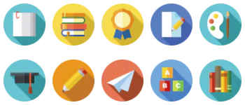 Back to school набор иконок