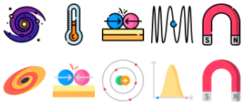 Physics jeu d'icônes