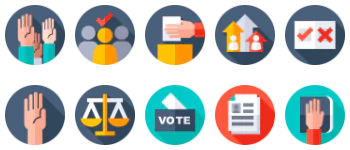 Voting Election gói biểu tượng