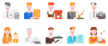 Career avatar icon pack
