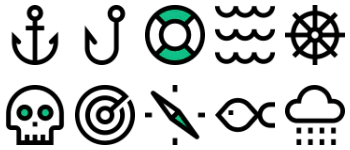 Nautical icon pack
