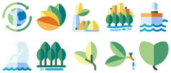 World environment day набор иконок