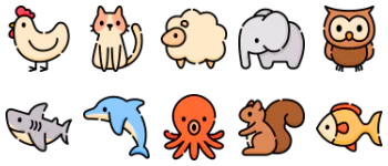 Animals Icon-Paket