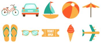 Summertime Collection Icon-Paket