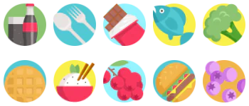 Food Icon-Paket