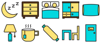 Bedroom icon pack