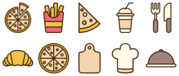 Pizza gói biểu tượng