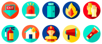 Firefighter icon pack