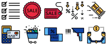 Black Friday icon pack