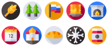 Russia paquete de iconos