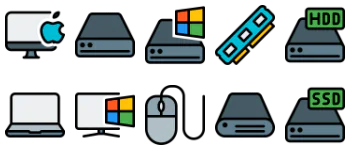 Desktop & computers icon pack