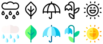 Spring icon pack