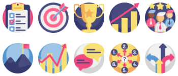 Strategy and Management icon pack
