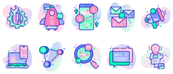 Marketing Icon-Paket