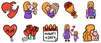 Mother's day gói biểu tượng