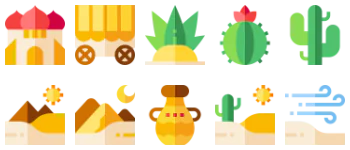 Desert icon pack
