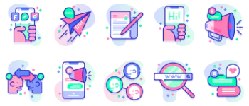 Communication pakiet ikon