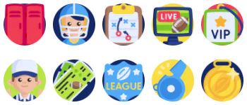 American Football набор иконок