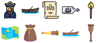 Pirates paquete de iconos