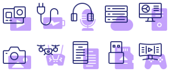Multimedia Devices набір іконок