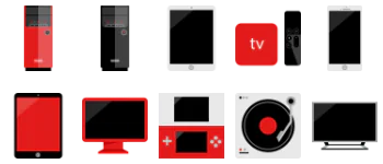 Technology and Devices набор иконок