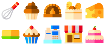 Bakery icon pack