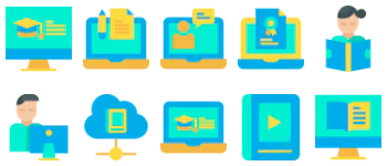 Online Learning gói biểu tượng