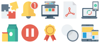 Web Design Development & UI Icon-Paket