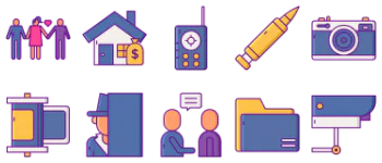 Private Investigator gói biểu tượng