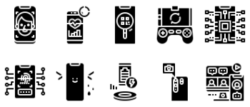 Smartphone icon pack
