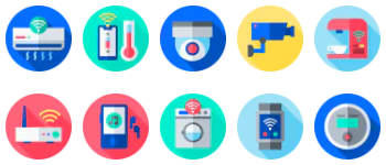 Smart Home gói biểu tượng
