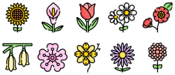 Nature Flowers icon pack