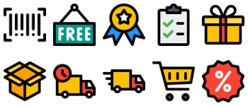 Shopping アイコンパック