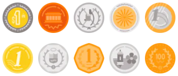 America coins Icon-Paket