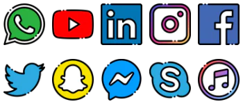Social media 图标包