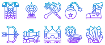 Game Elements paquete de iconos