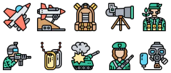 Military icon pack