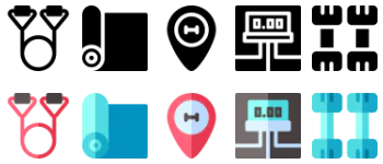 Pilates 아이콘 팩