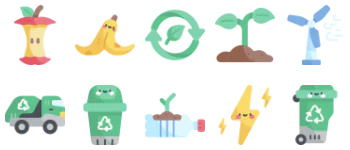 Recycling icon pack