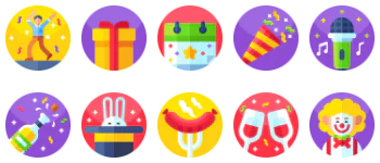 Party Celebration gói biểu tượng