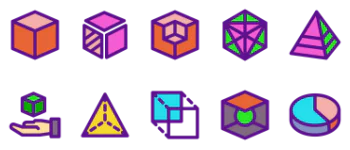 3D Shapes 图标包