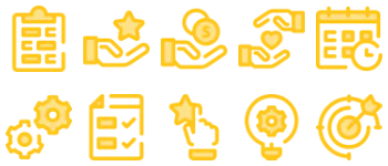 Work productivity icon pack