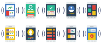 User Interface Mobile paquete de iconos