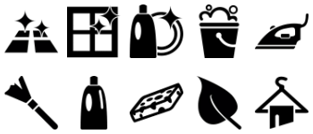 Cleaning paquete de iconos