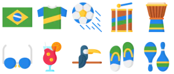 Brazil icon pack
