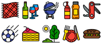 Picnic icon pack