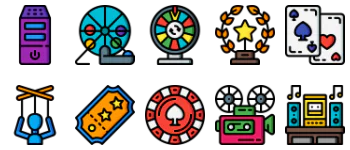 Entertainment icon pack