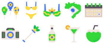 BRAZILIAN CARNAVAL icon pack