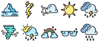 Weather набір іконок